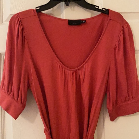 Burt orangy-peach dress - Picture 2 of 3